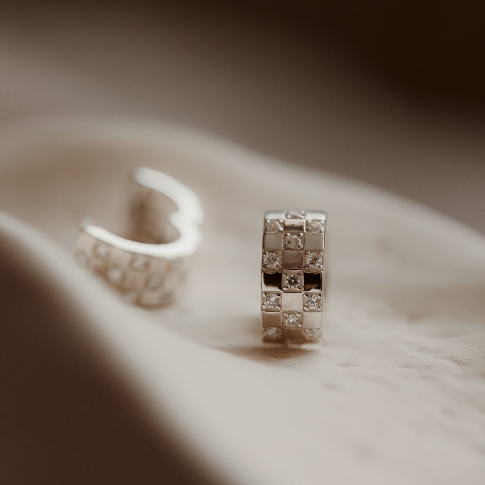 Kolczyki srebrne Circle - Cyrkonia - Indira