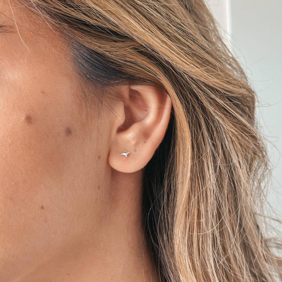 Srebrne kolczyki Cosmic Star - Indira