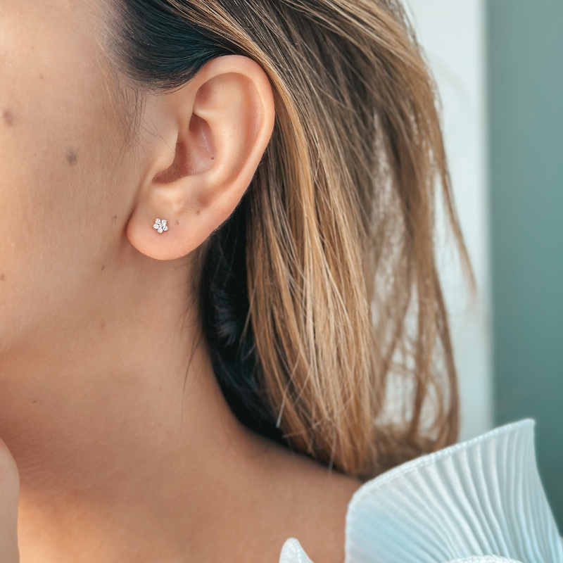 Kolczyki złote Lorelai - Cyrkonie - Indira