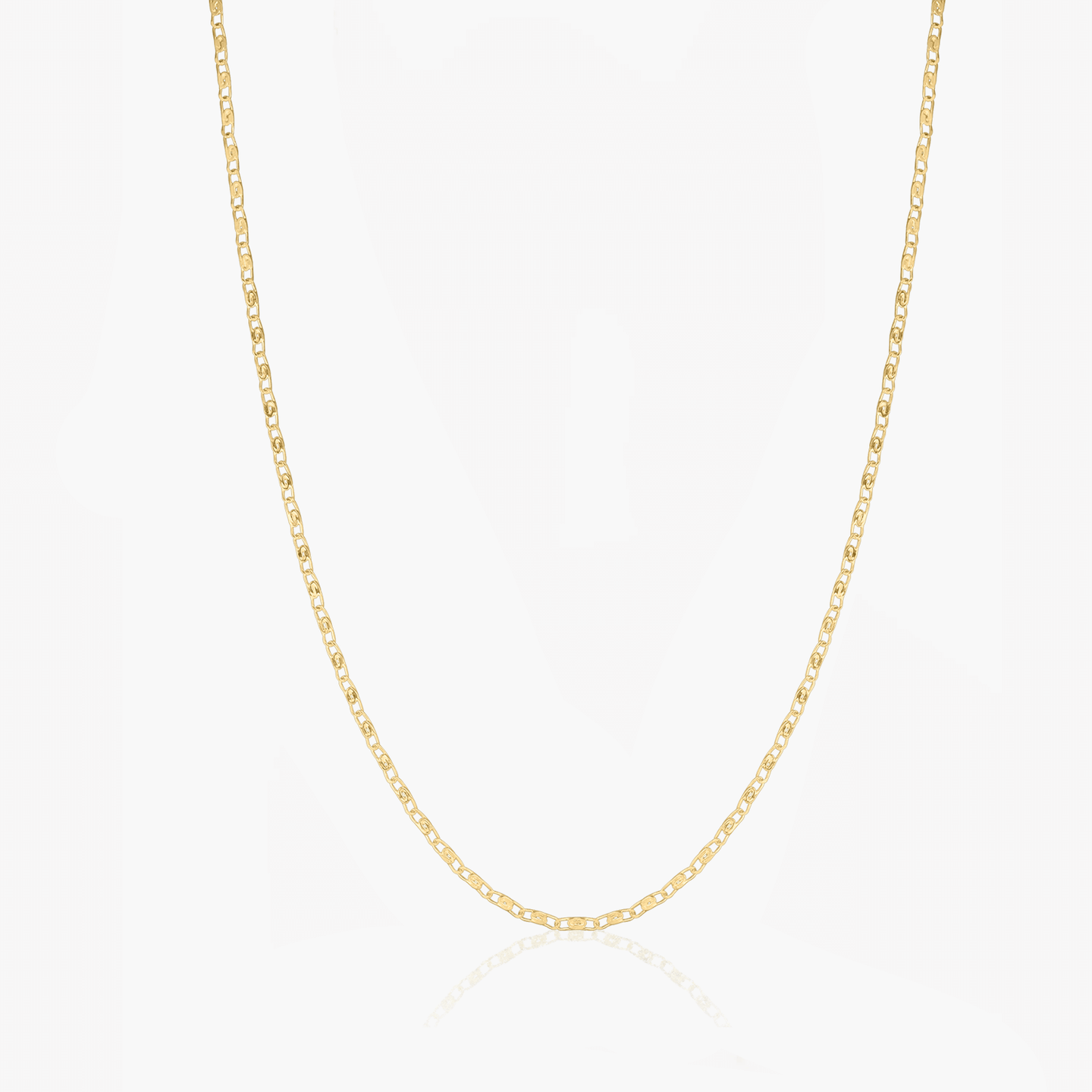 Srebrny naszyjnik Golden Anchor - Indira