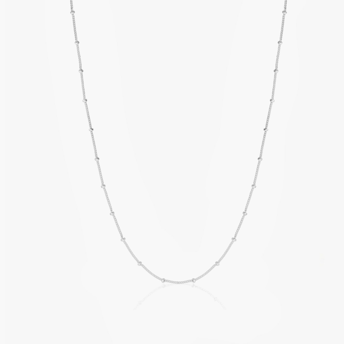 Srebrny naszyjnik Beaded - Indira