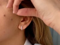 Kolczyki Sadie Srebrne - Cyrkonia