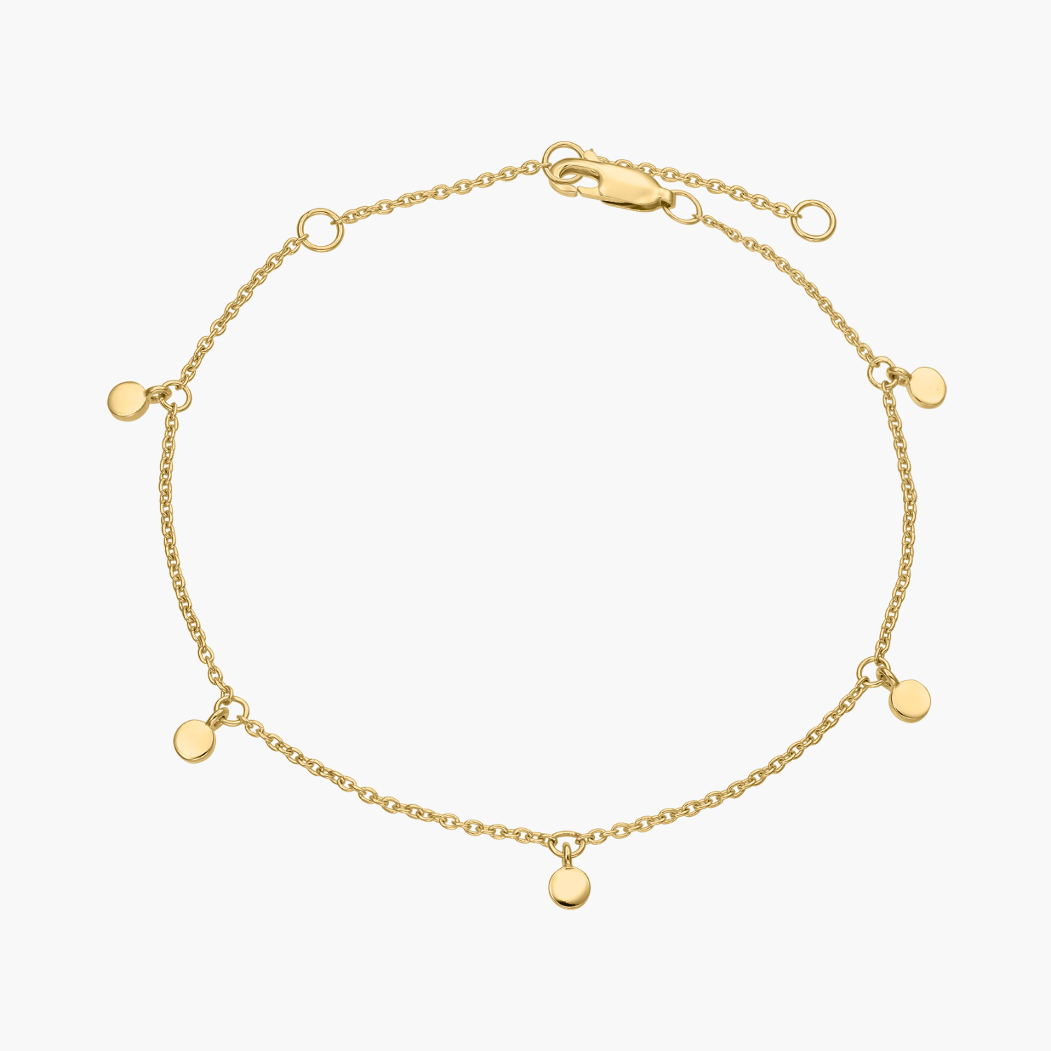Srebrna bransoletka Golden Allegra - Indira