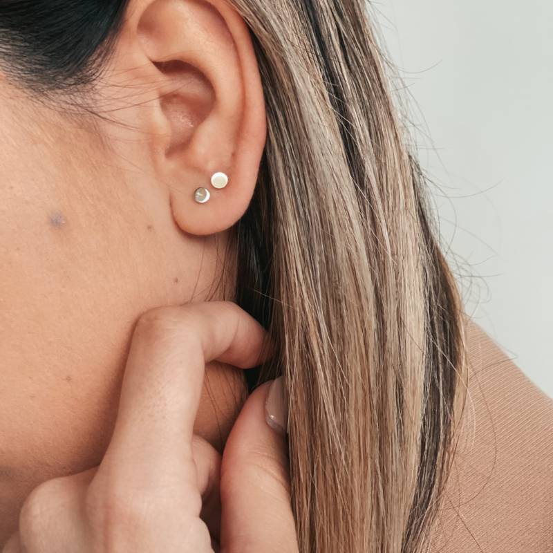 Kolczyki Gold Button z złota - Indira