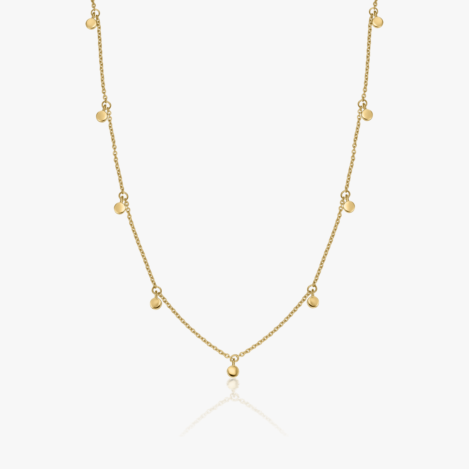 Srebrny naszyjnik Golden Allegra - Indira