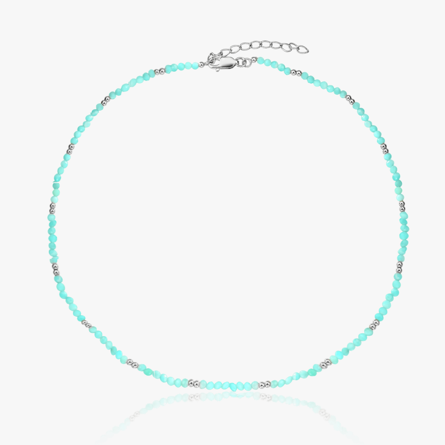 Naszyjnik z srebra SummerScape - Amazonit - Indira