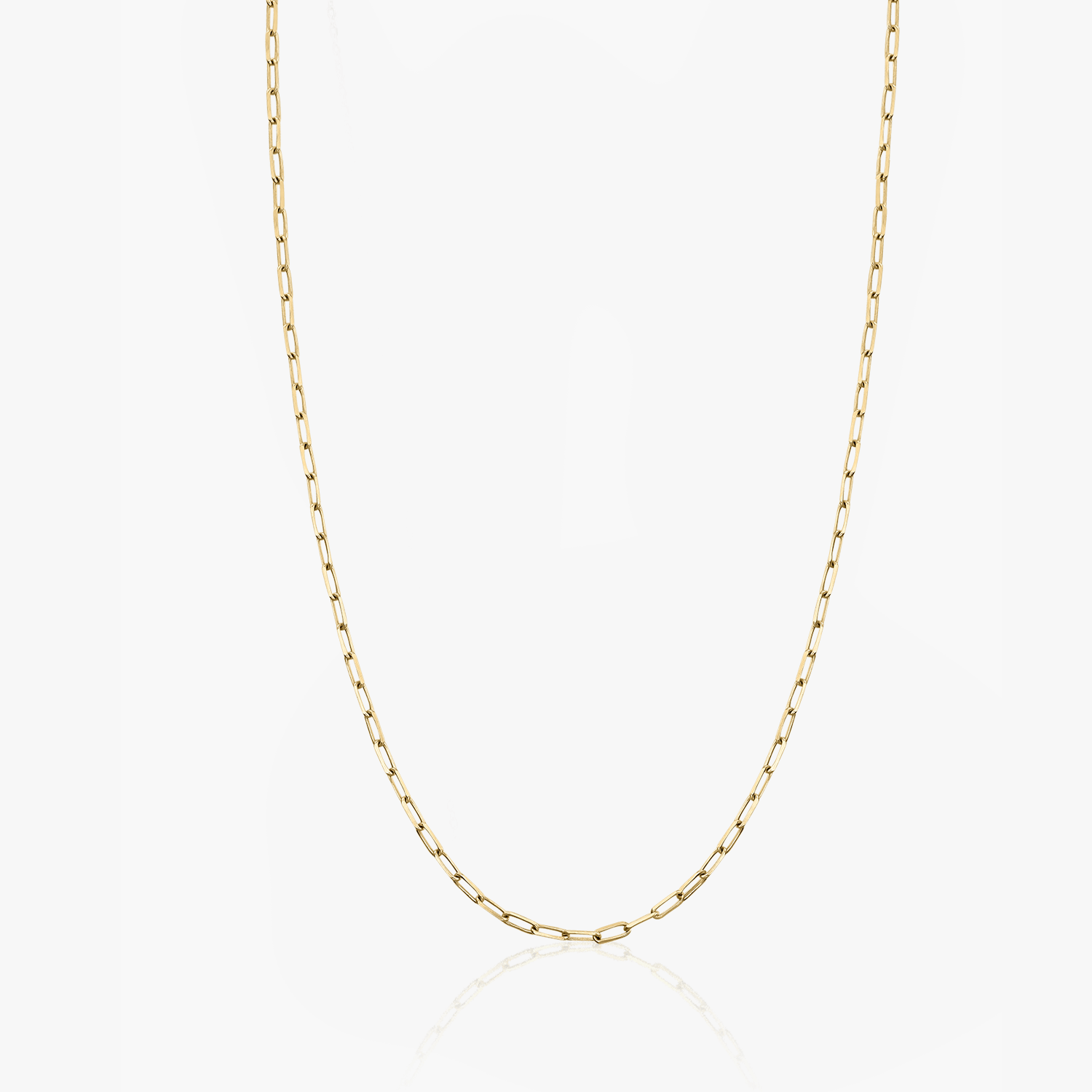 Srebrny naszyjnik choker Golden Paperclip - Indira