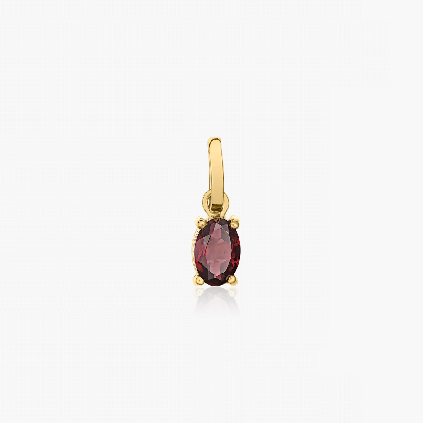 Złoty wisiorek Red Sparkle - Rodoit - Indira