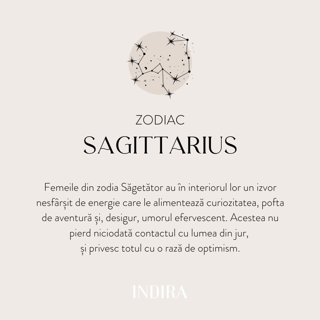 Naszyjnik ze srebra Silver Zodiac - Sagittarius - Indira
