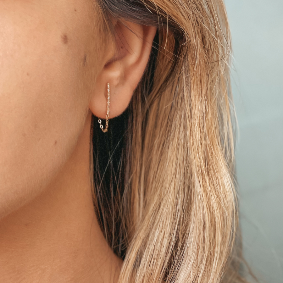 Clara gold earrings