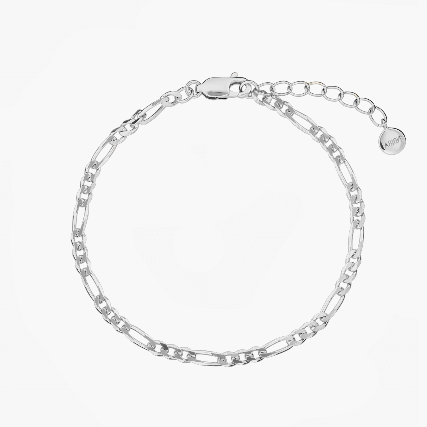 Figaro silver bracelet