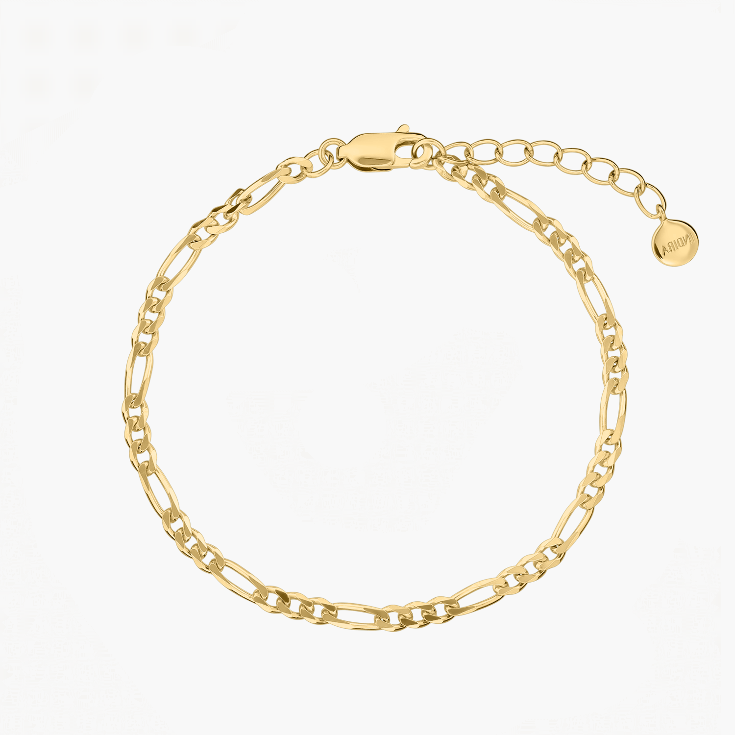 Golden Figaro silver bracelet
