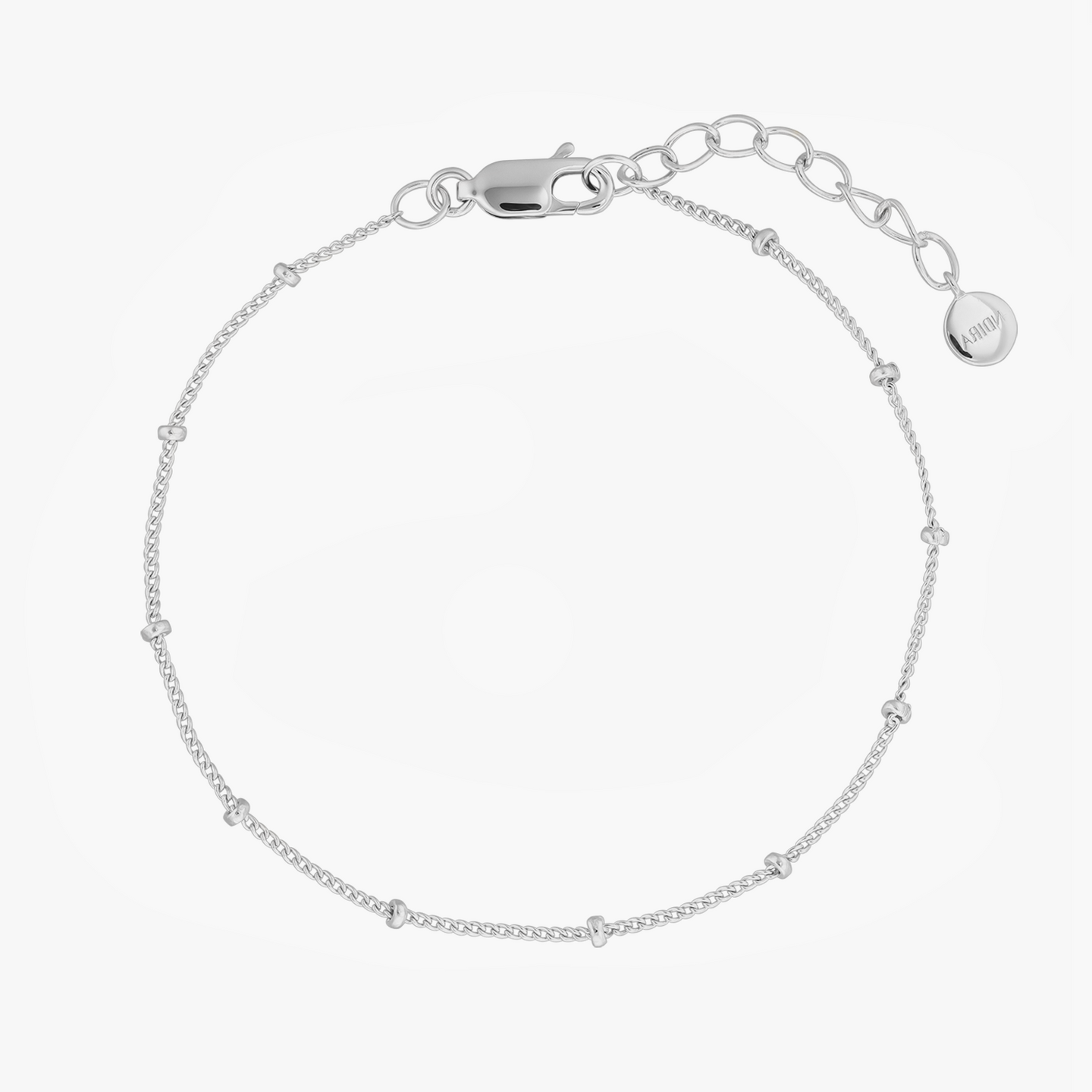 Srebrna bransoletka Beaded - Indira