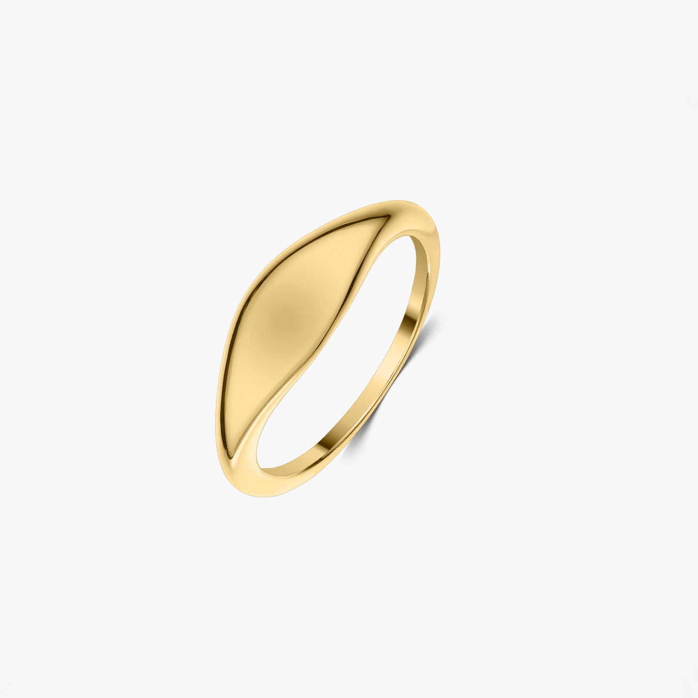 Srebrny pierścionek Golden Mini Dome - Indira