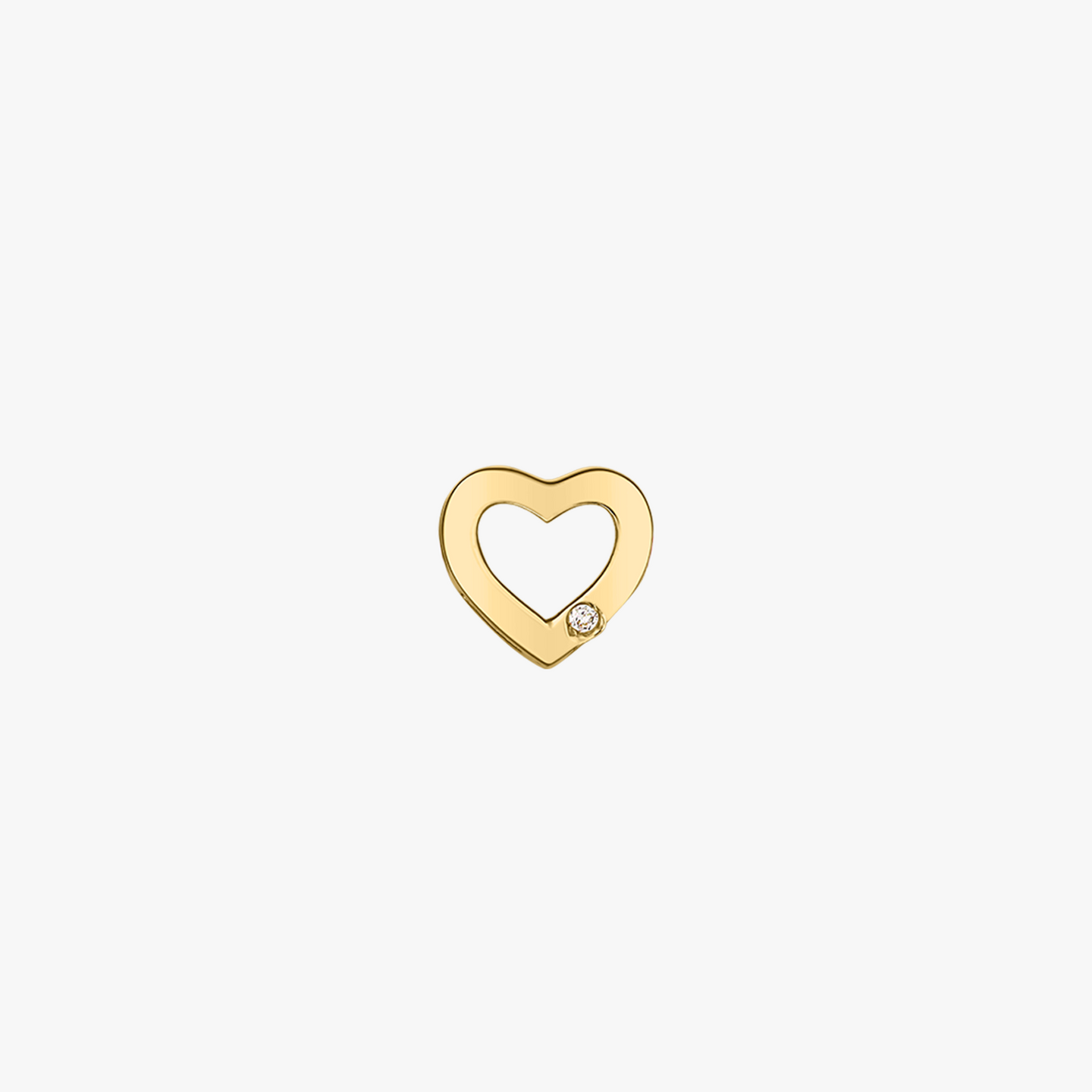 Złoty wisiorek Forever In Love - Diamenty - Indira