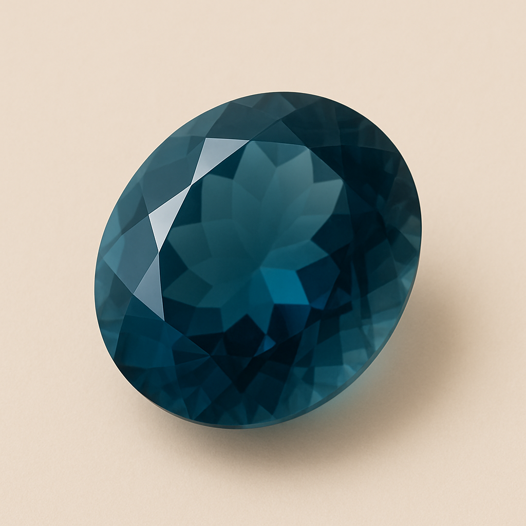Londyński Niebieski Topaz