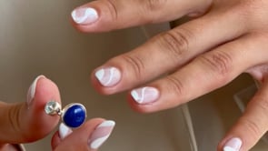 Srebrny pierścionek Kaylee – Lapis Lazuli & Niebieski Topaz