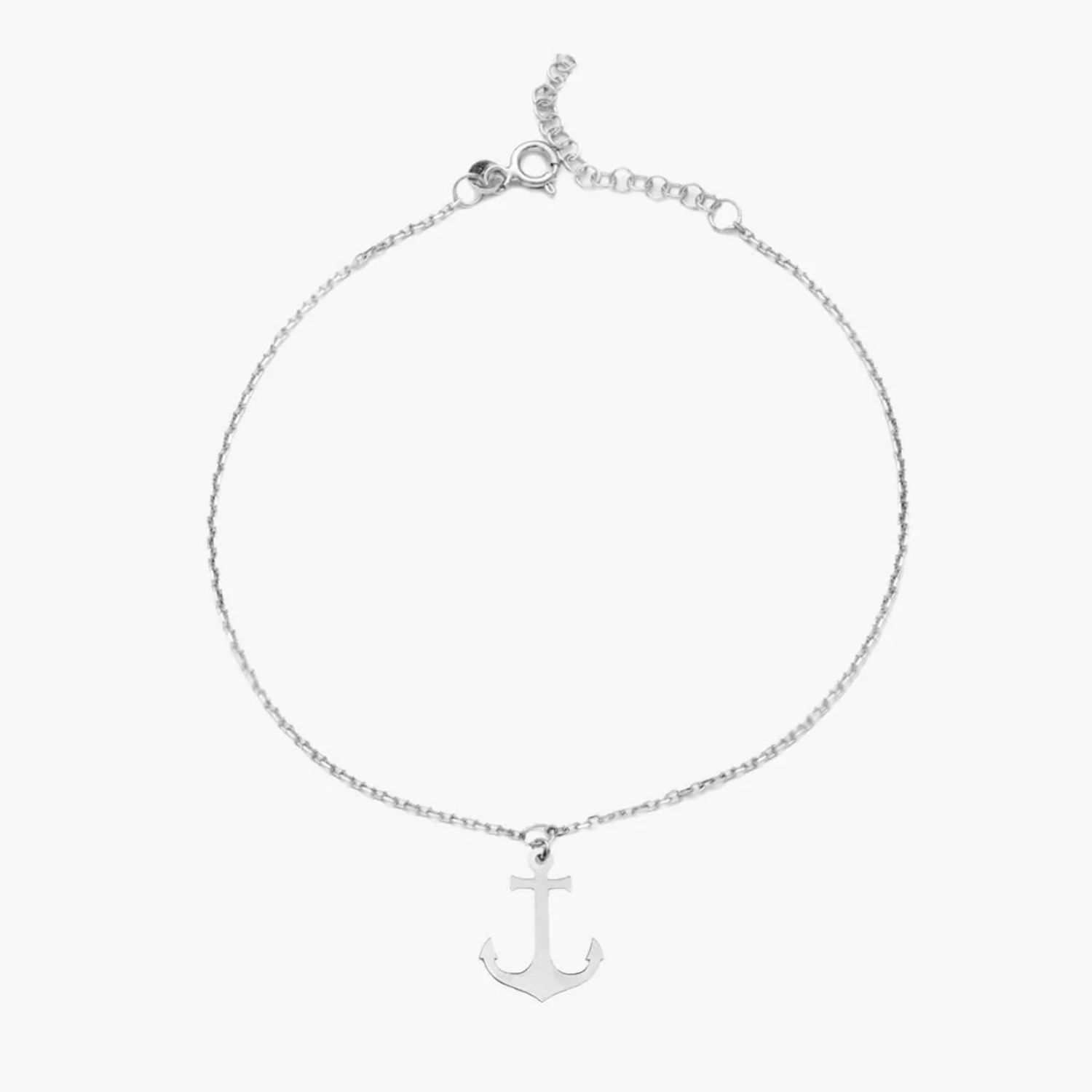 Anchor Silver Anklet