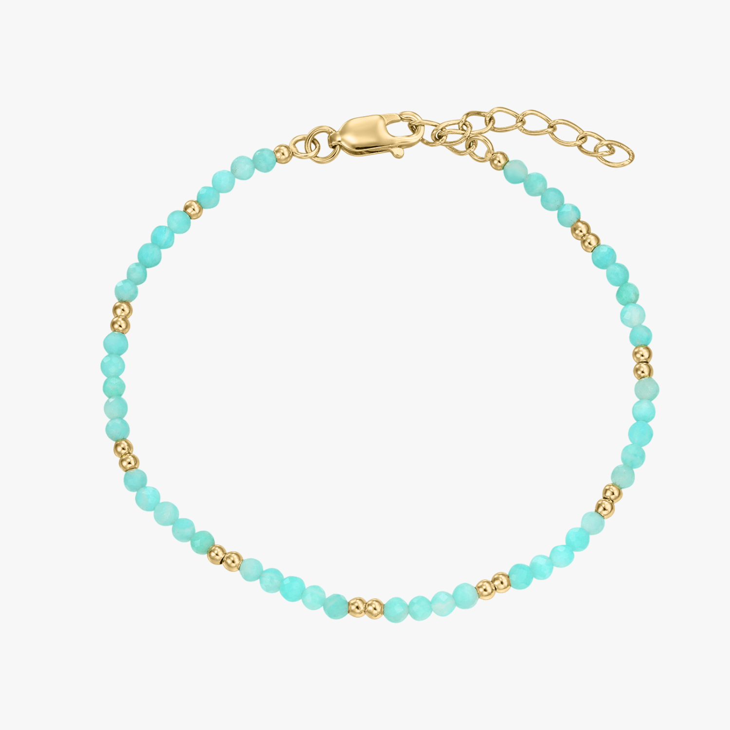 SummerScape Silver Anklet - Amazonite