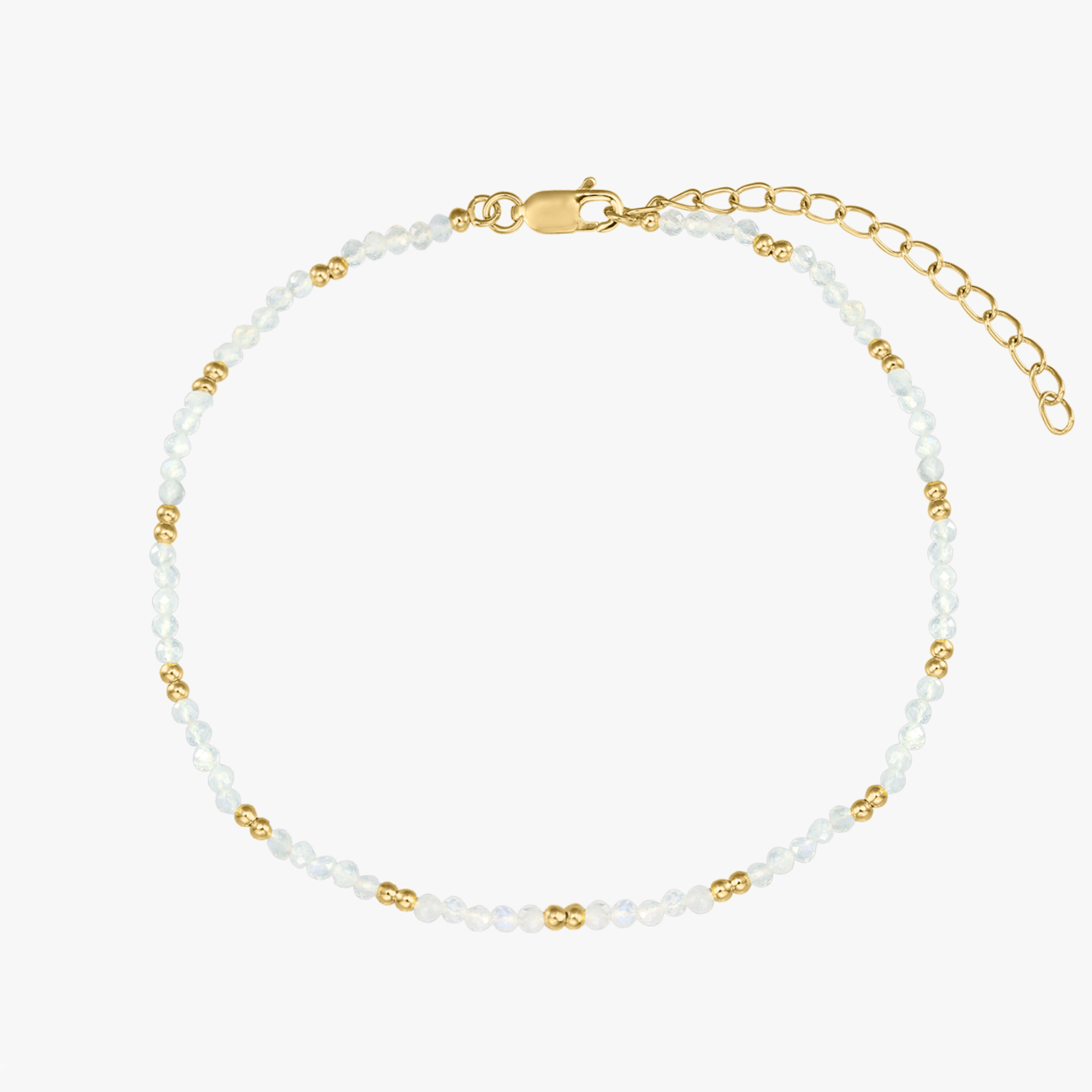 Golden SummerScape Silver Bracelet – Moonstone