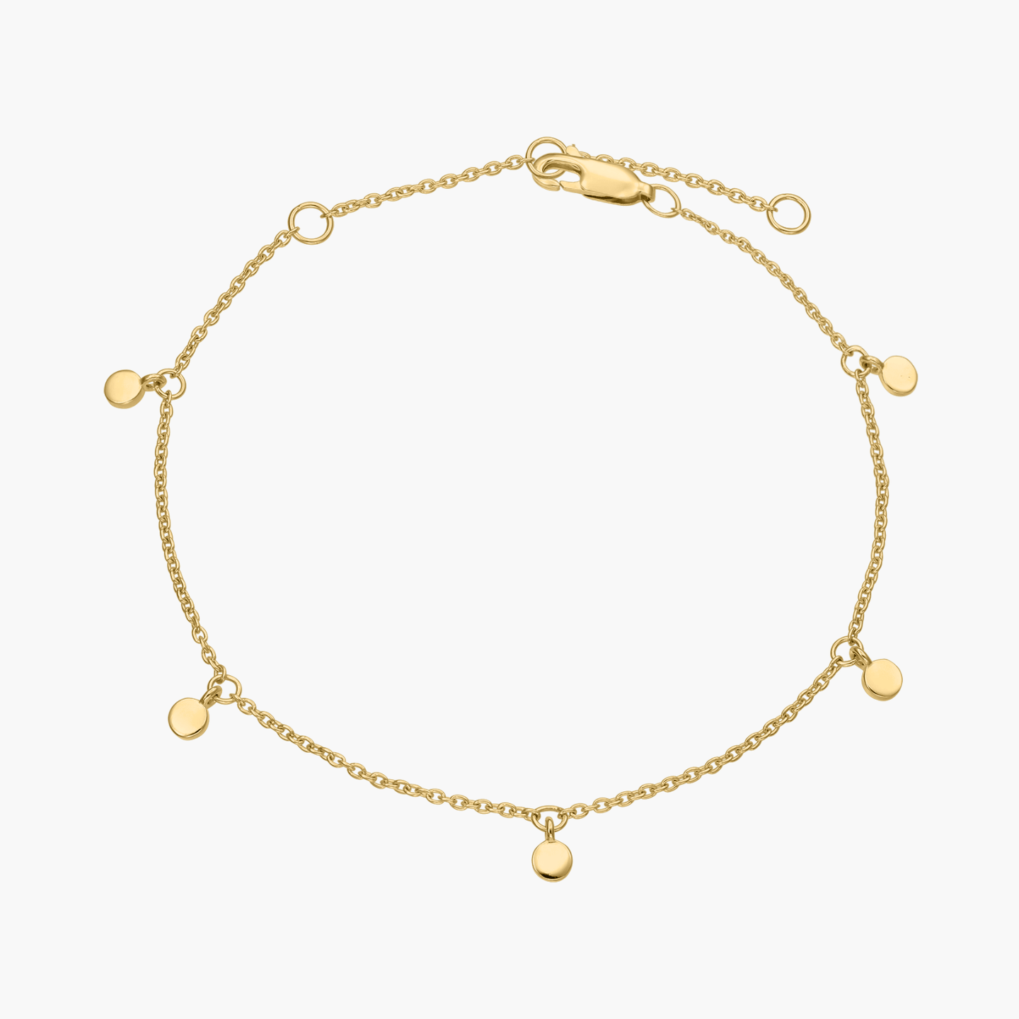 Srebrna bransoletka Golden Allegra - Indira