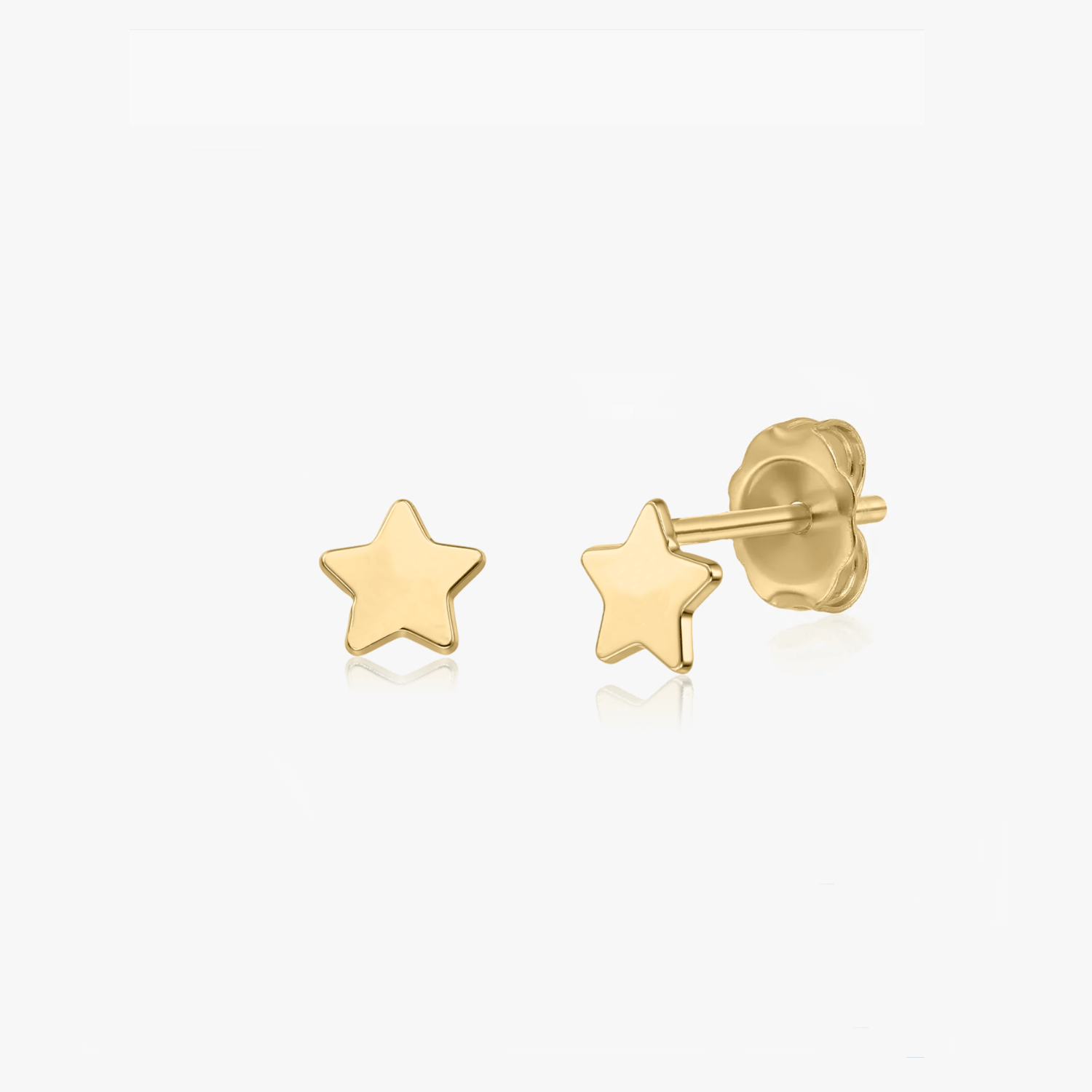 14K Gold Stars earrings