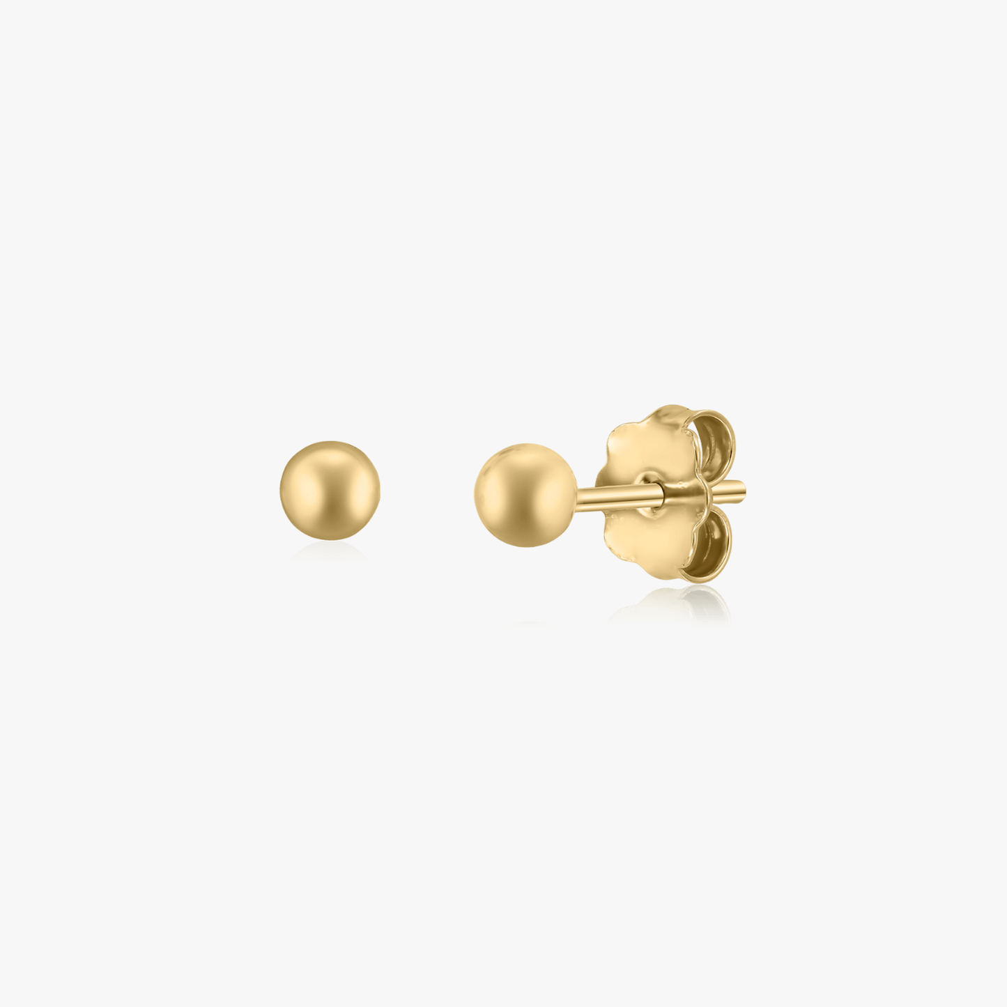 Golden Sphere gold earrings