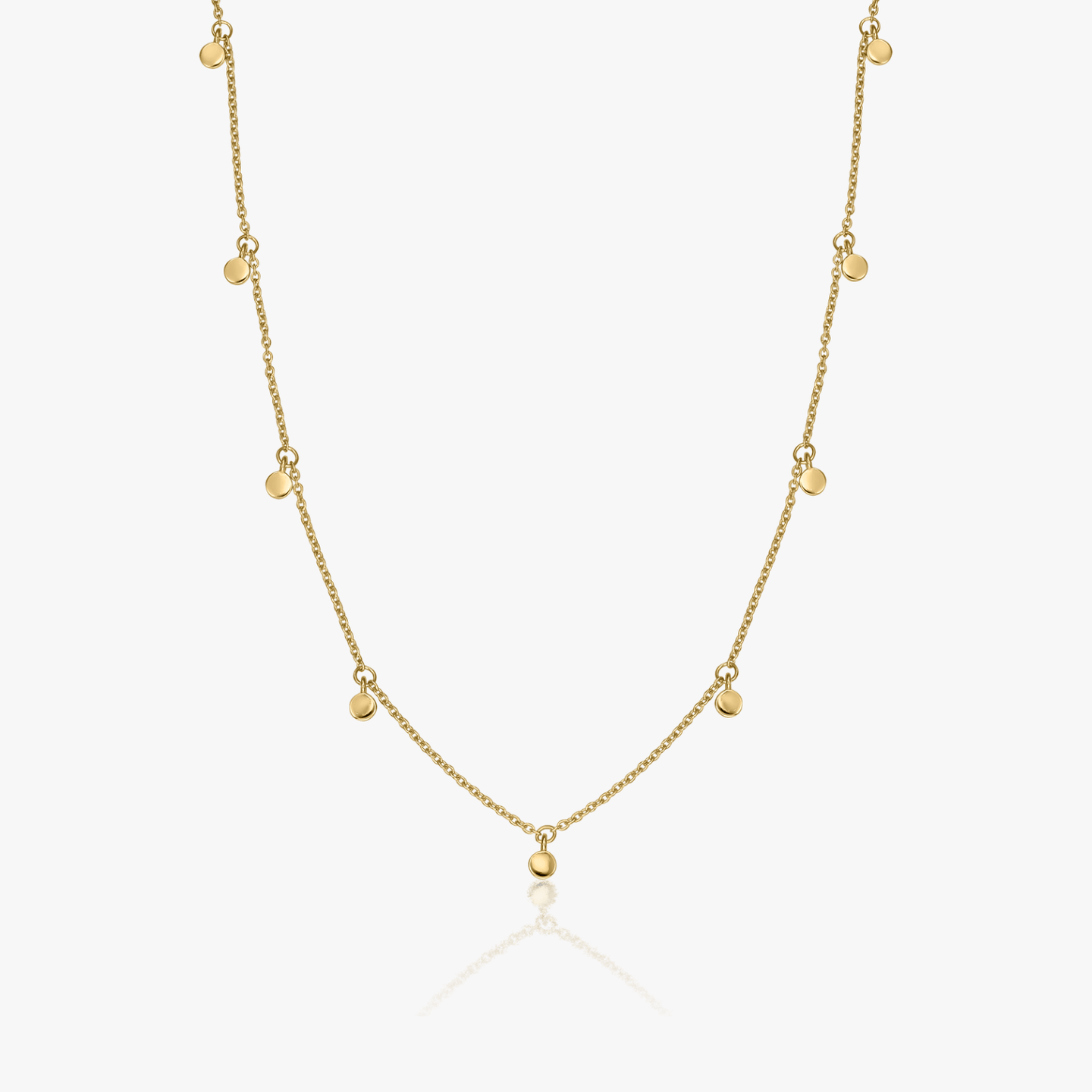 Srebrny naszyjnik Golden Allegra - Indira