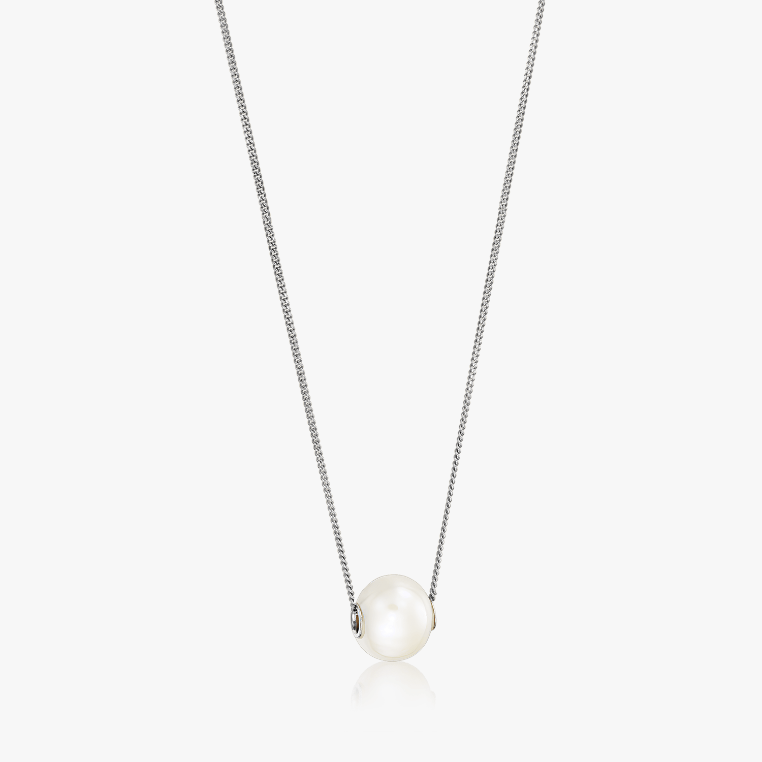 Ruth silver necklace - Natural pearls