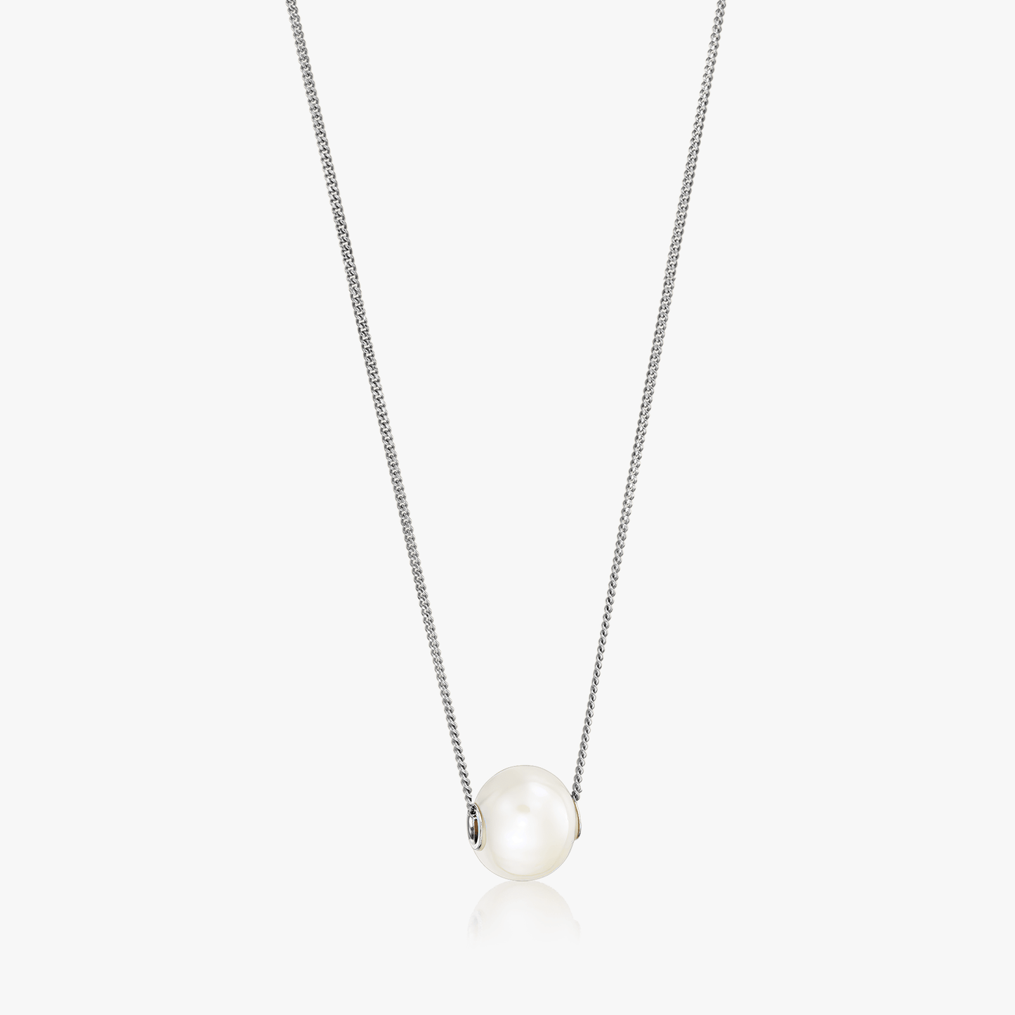 Ruth silver necklace - Natural pearls