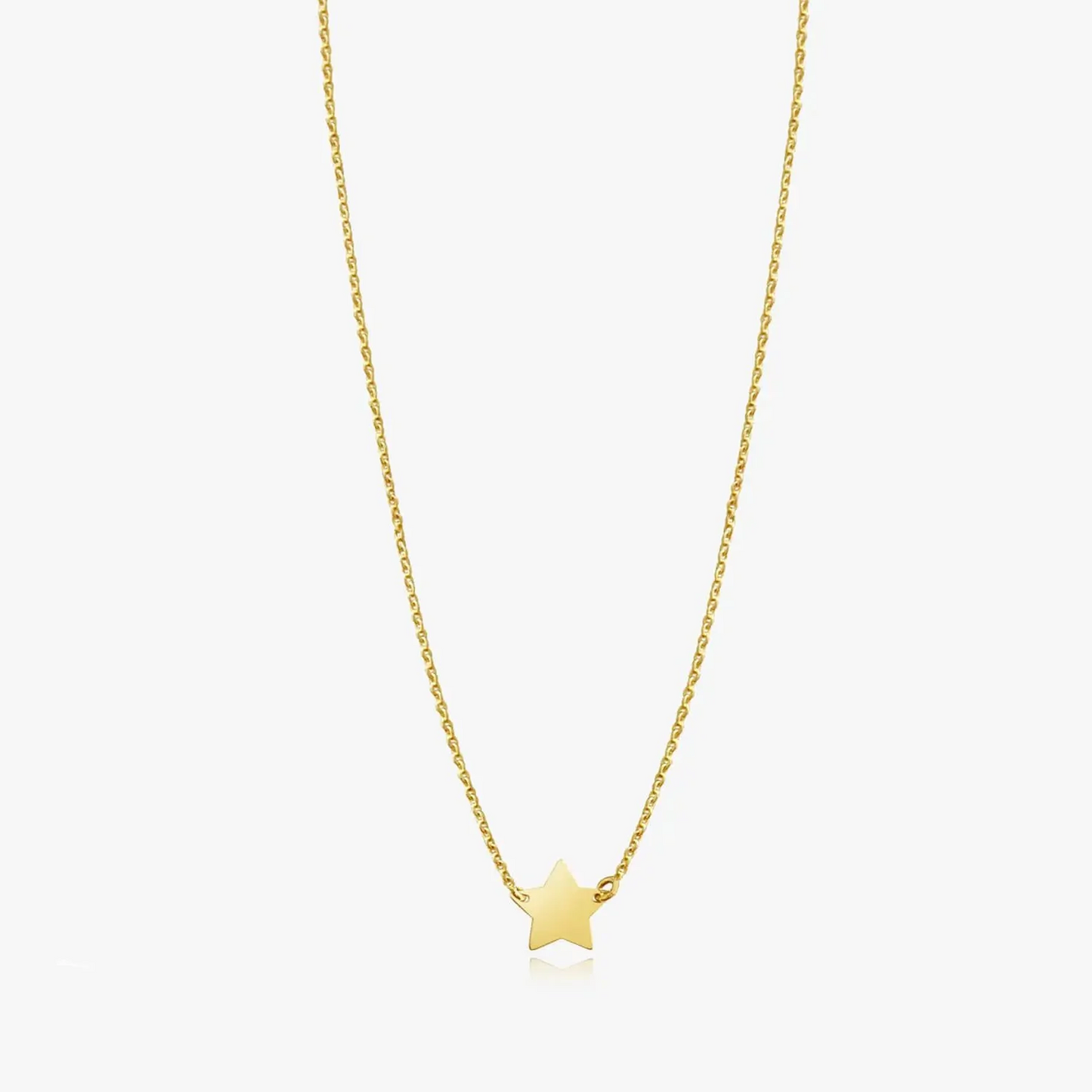 14K Gold Star necklace