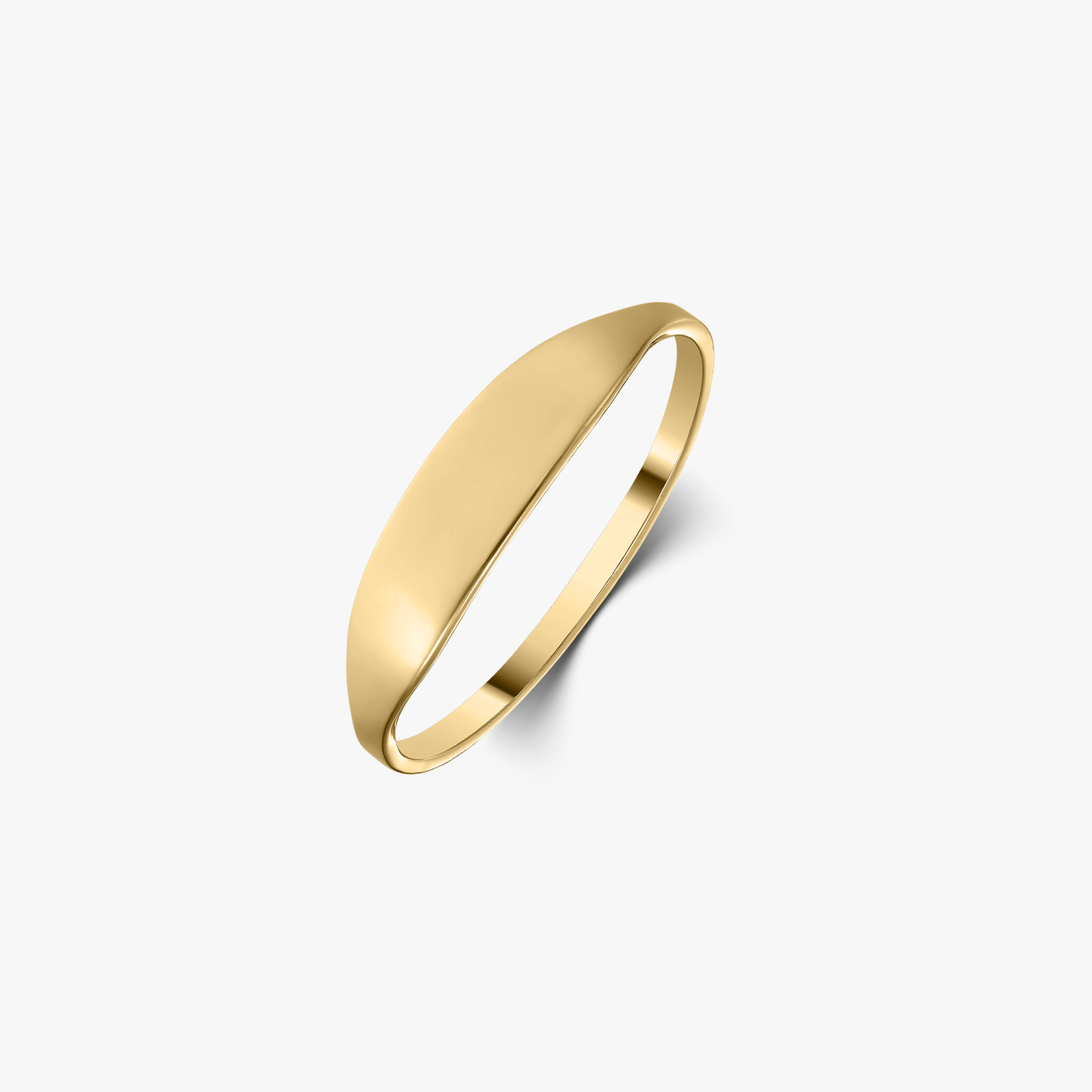 Signet gold ring - engravable