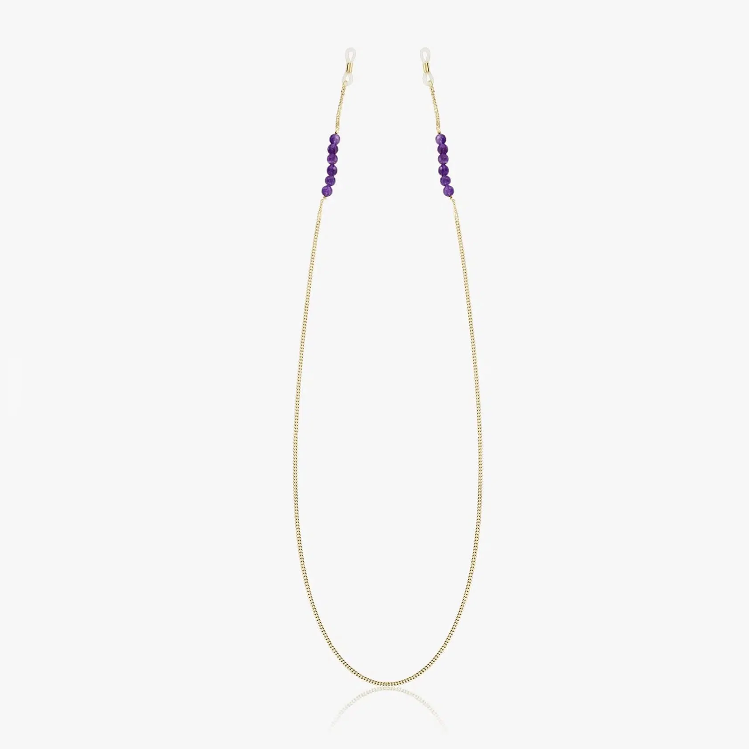 Silver chain for Coco Glasses - Amethyst