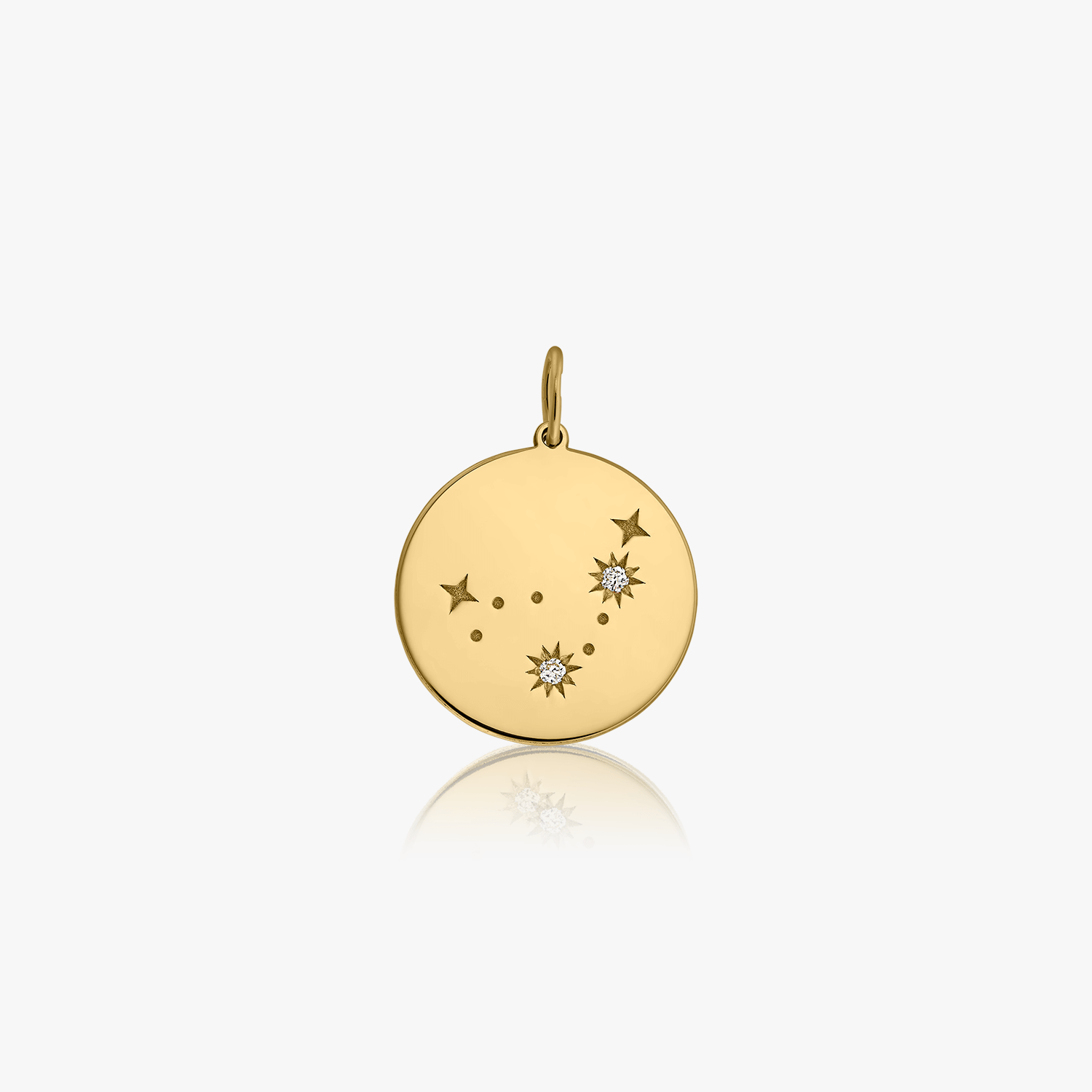 Gold Zodiac - Capricorn pendant